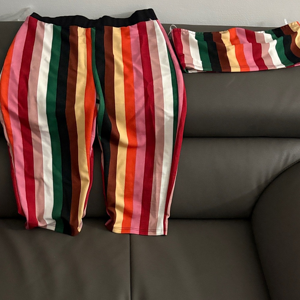 Multicolor Striped Jumpsuit